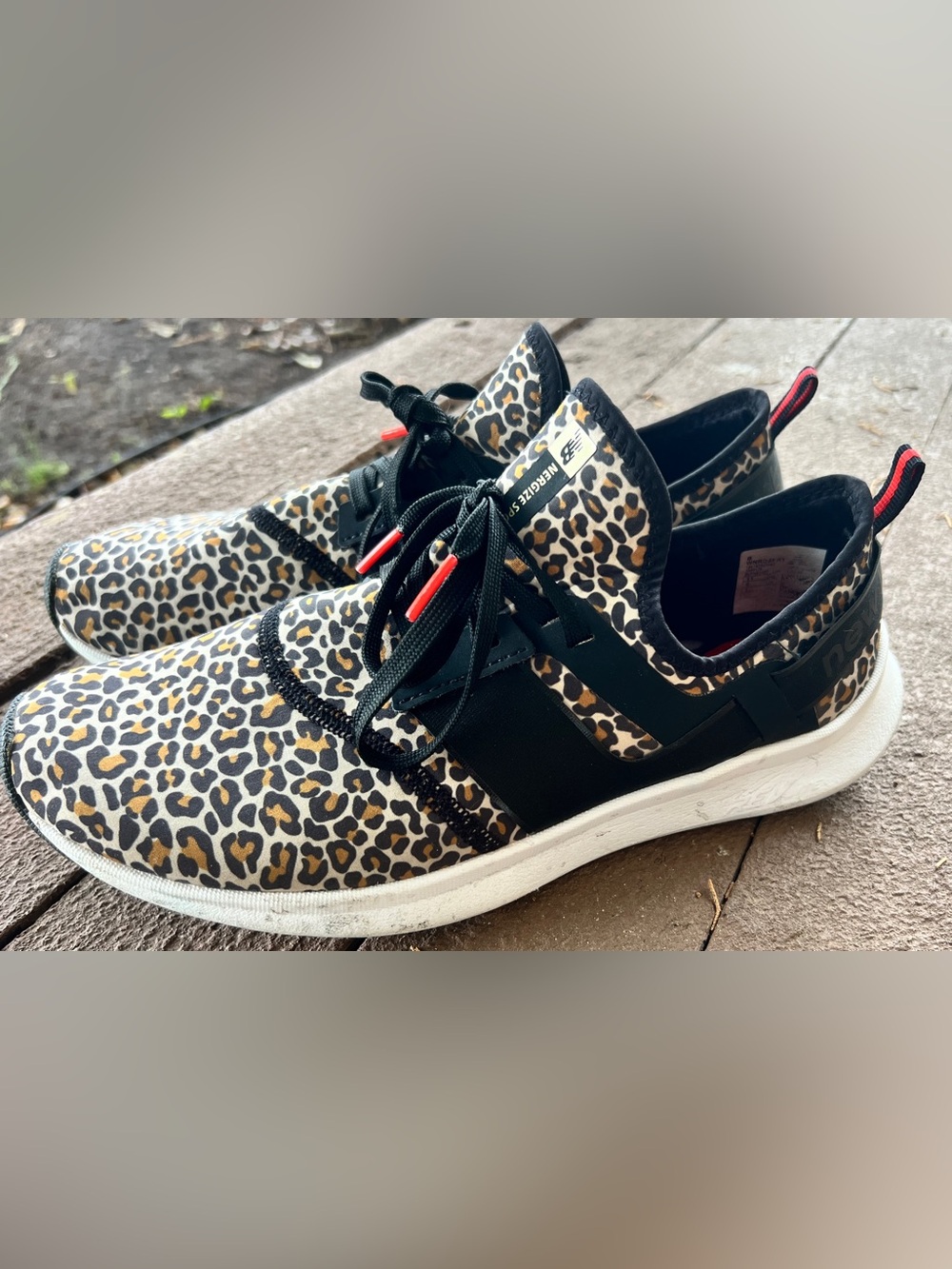 New Balance~Memory Foam~Running Shoe/Sneaker~ WNRGSFR1~Leopard Print~Wmns Sz 11